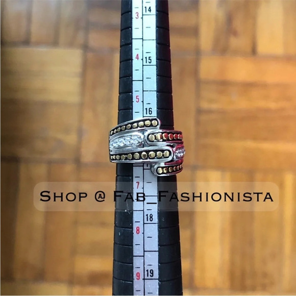 Ring bundle gemstone 5 rings - Picture 5 of 8